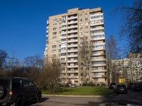 Kalininsky district, Kondratyevskij avenue, 房屋 77 к.1. 公寓楼