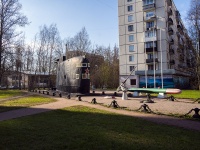 Kalininsky district, st Gerasimovskaya. sculpture composition