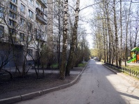 Kalininsky district, Karpinsky st, house 11 к.1. Apartment house