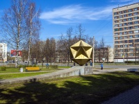 Kalininsky district, monument военному аэродрому «Гражданка» Nauki avenue, monument военному аэродрому «Гражданка» 