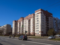 Krasnogvardeisky district, Hasanskaya st, 房屋 22 к.1. 公寓楼