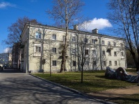 Krasnogvardeisky district, Sredneokhtinskiy , 房屋 43. 公寓楼