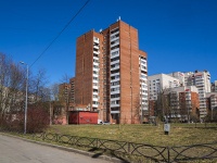 Krasnogvardeisky district, Lenskaya st, house 17 к.1. Apartment house