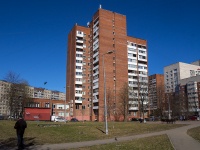 Krasnogvardeisky district, Lenskaya st, house 17 к.1. Apartment house