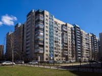 Krasnogvardeisky district, Udarnikov avenue, house 27 к.1. Apartment house