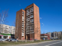 Krasnogvardeisky district, Udarnikov avenue, house 36. Apartment house