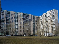 Krasnogvardeisky district, Udarnikov avenue, house 41 к.1. Apartment house