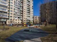 Krasnogvardeisky district, Udarnikov avenue, house 41 к.1. Apartment house