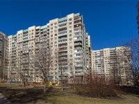 Krasnogvardeisky district, Udarnikov avenue, house 41 к.1. Apartment house