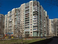 Krasnogvardeisky district, Udarnikov avenue, house 41 к.1. Apartment house