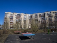 Krasnogvardeisky district, Udarnikov avenue, house 43 к.1. Apartment house