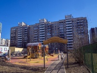 Krasnogvardeisky district, Entuziastov avenue, house 41. Apartment house