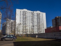 Krasnogvardeisky district, Entuziastov avenue, house 43 к.1. Apartment house