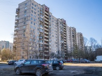 Krasnogvardeisky district, Entuziastov avenue, house 46 к.1. Apartment house