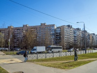 Krasnogvardeisky district, Entuziastov avenue, house 47 к.1. Apartment house