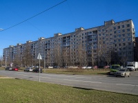 Krasnogvardeisky district, Entuziastov avenue, house 53/38. Apartment house