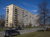 Krasnogvardeisky district, Entuziastov avenue, house 56. Apartment house