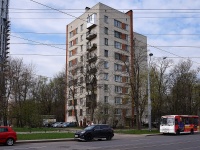 Moskowsky district, Lensoveta st, 房屋 87 к.1. 公寓楼