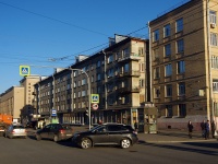 Moskowsky district, Blagodatnaya st, 房屋 35. 公寓楼