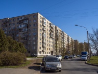 Nevsky district, Dybenko st, house 12 к.1. Apartment house