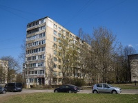 Nevsky district, Dybenko st, house 27 к.1. Apartment house