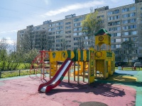 Nevsky district, Dybenko st, house 38. Apartment house