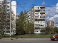 Nevsky district, Dybenko st, house 38. Apartment house