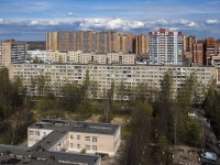 Nevsky district, Dybenko st, house 38. Apartment house