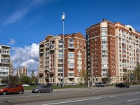 Nevsky district, Dybenko st, house 40 к.1. Apartment house