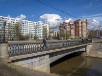 Невский район, улица Дыбенко. мост "Дыбенко"