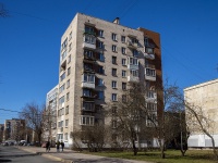 Nevsky district, Narodnaya st, house 72. Apartment house