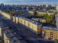 Nevsky district, Sedov st, house 80. Apartment house