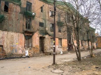 Nevsky district, Sedov st, house 93 к.2. dangerous structure