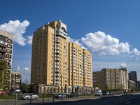 Nevsky district, Pyatiletok avenue, house 13 к.1. Apartment house