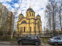 Nevsky district, temple Храм Рождества Христова Санкт-Петербургской Епархии , Kollontay , house 17