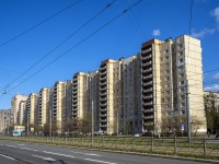 Nevsky district, Kollontay , house 21 к.1. Apartment house