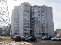 Nevsky district, Oktyabrskaya embankment, house 80 к.5. Apartment house