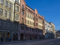 Petrogradsky district,  , house 45. Apartment house