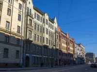 Petrogradsky district,  , house 45. Apartment house