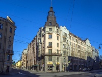 Petrogradsky district,  , house 54/31. Apartment house