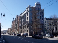 Petrogradsky district,  , house 56. Apartment house