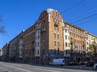 Petrogradsky district,  , house 67. Apartment house