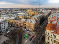 Петроградский район, улица Большая Пушкарская, дом 52. многоквартирный дом