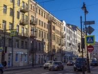 Petrogradsky district,  , house 90. Apartment house