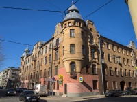 Petrogradsky district, Mira st, house 21. Apartment house