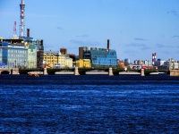 Petrogradsky district, embankment Petrogradskaya. bridge