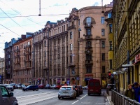 Petrogradsky district, Kuybyshev st, house 36. Apartment house