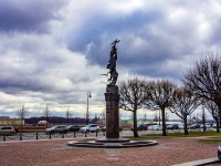 Petrogradsky district, monument «Морякам и создателям флота России»Michurinskaya st, monument «Морякам и создателям флота России»