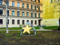 neighbour house: st. Michurinskaya. commemorative sign