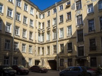 Petrogradsky district, Vvedenskaya st, house 19. Apartment house